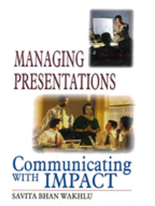 Cover of the book Managing Presentations by Savita Bhan Wakhlu, SAGE Publications