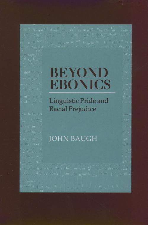 Cover of the book Beyond Ebonics by John Baugh, Oxford University Press