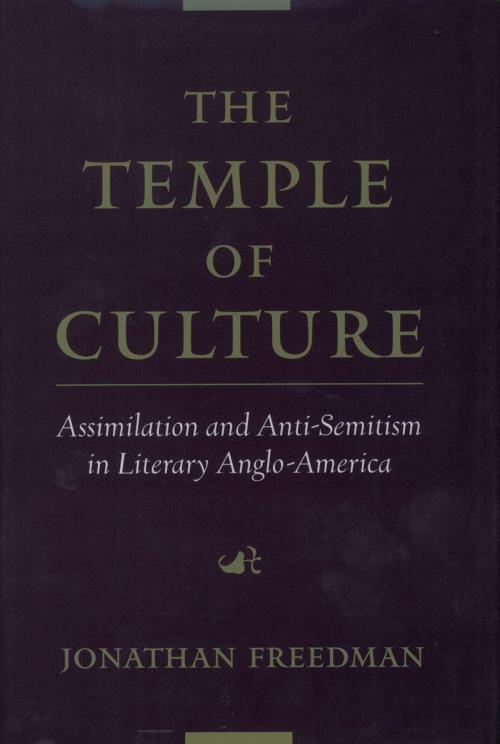 Cover of the book The Temple of Culture by Jonathan Freedman, Oxford University Press