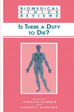 Cover of Is There a Duty to die?