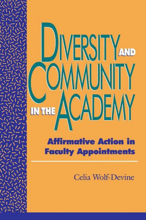 Cover of the book Diversity and Community in the Academy by Celia Wolf-Devine, Rowman & Littlefield Publishers
