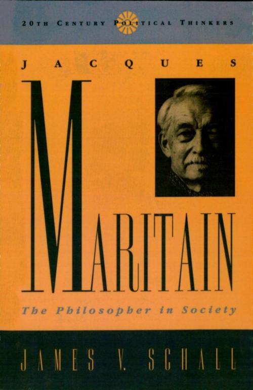 Cover of the book Jacques Maritain by James V. Schall, Rowman & Littlefield Publishers