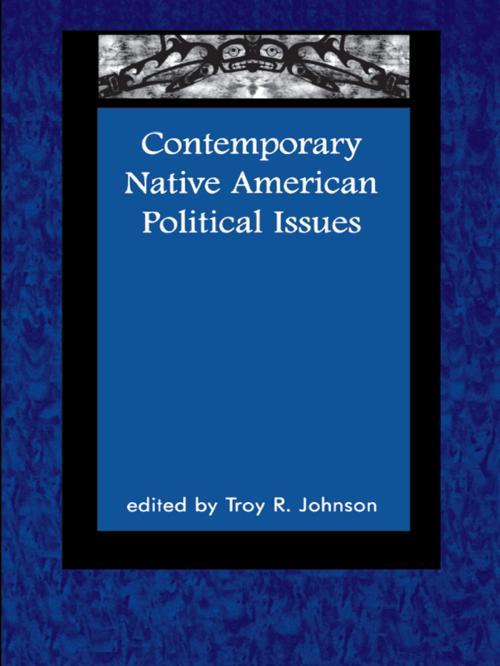 Cover of the book Contemporary Native American Political Issues by Troy Johnson, AltaMira Press