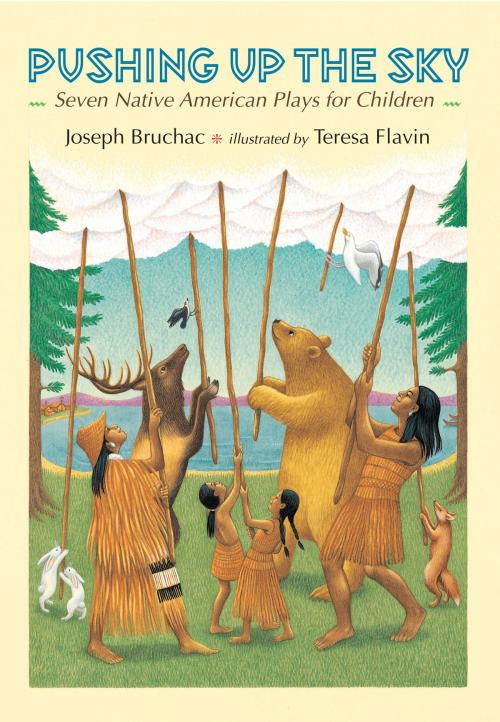 Cover of the book Pushing up the Sky by Joseph Bruchac, Penguin Young Readers Group