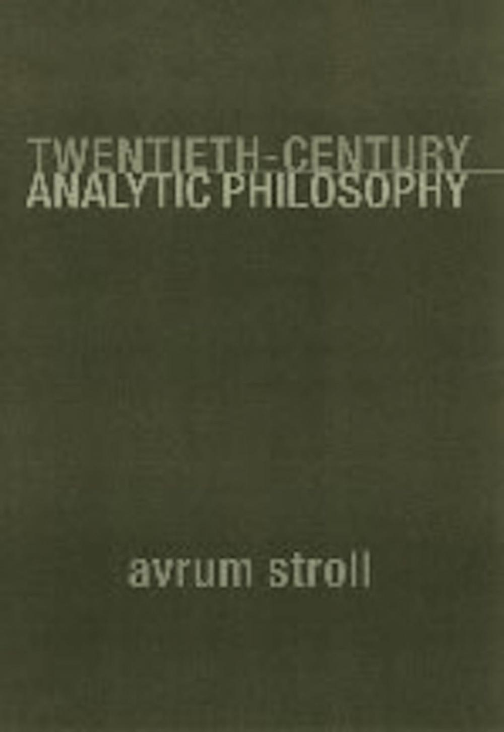 Big bigCover of Twentieth-Century Analytic Philosophy