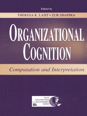 Cover of the book Organizational Cognition by Cary Buzzelli, Bill Johnston