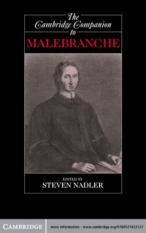 Cover of the book The Cambridge Companion to Malebranche by Professor Robert Stern