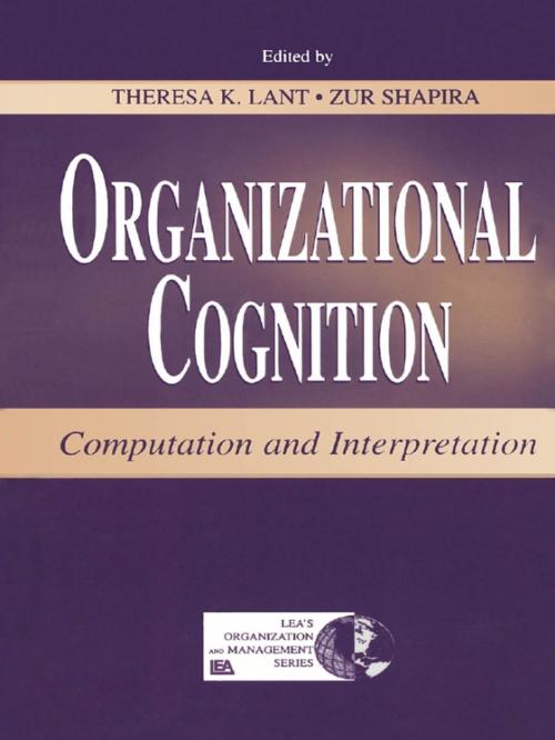 Cover of the book Organizational Cognition by , Taylor and Francis