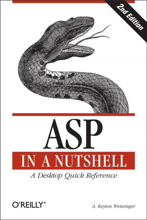 Cover of the book ASP in a Nutshell by Keyton Weissinger, O'Reilly Media