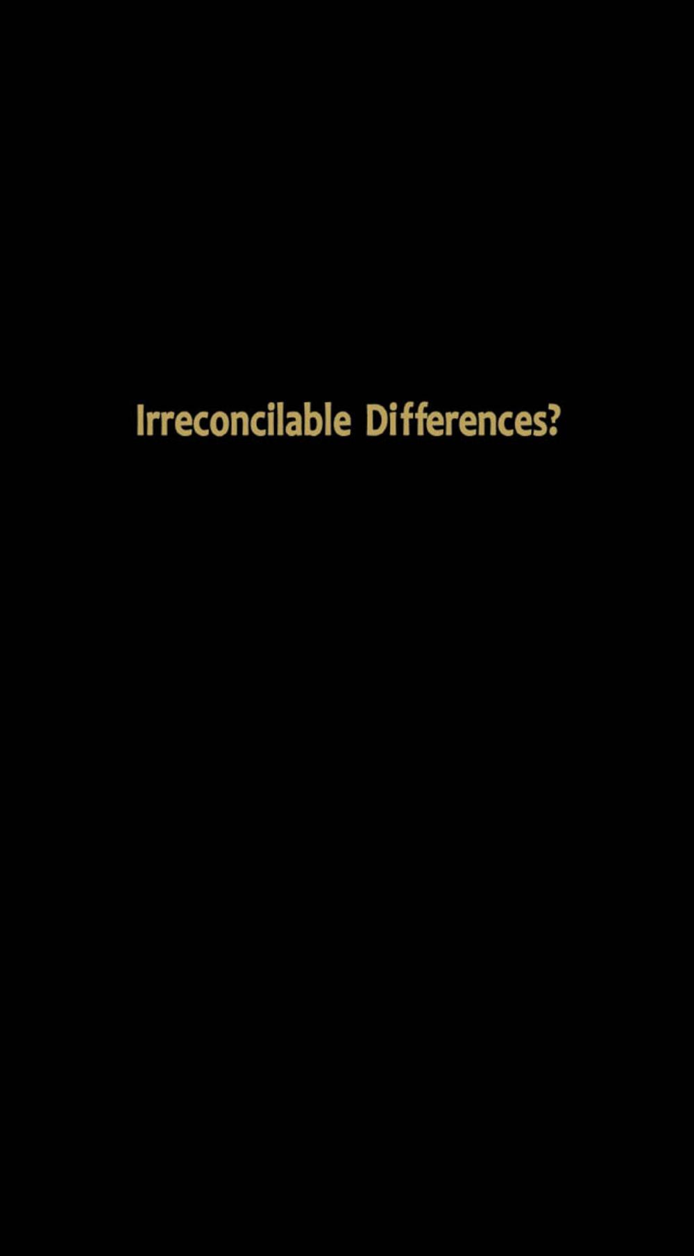 Big bigCover of Irreconcilable Differences?