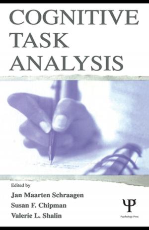 Cover of the book Cognitive Task Analysis by Stephen R. Lankton, Carol H. Lankton