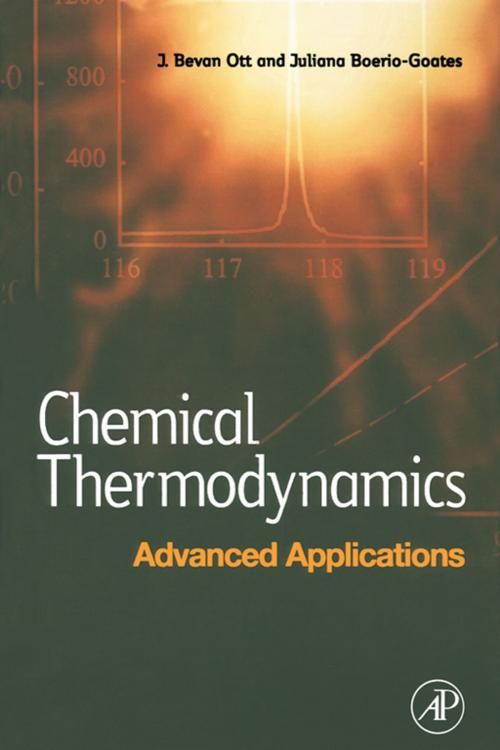 Cover of the book Chemical Thermodynamics: Advanced Applications by J. Bevan Ott, Juliana Boerio-Goates, Elsevier Science