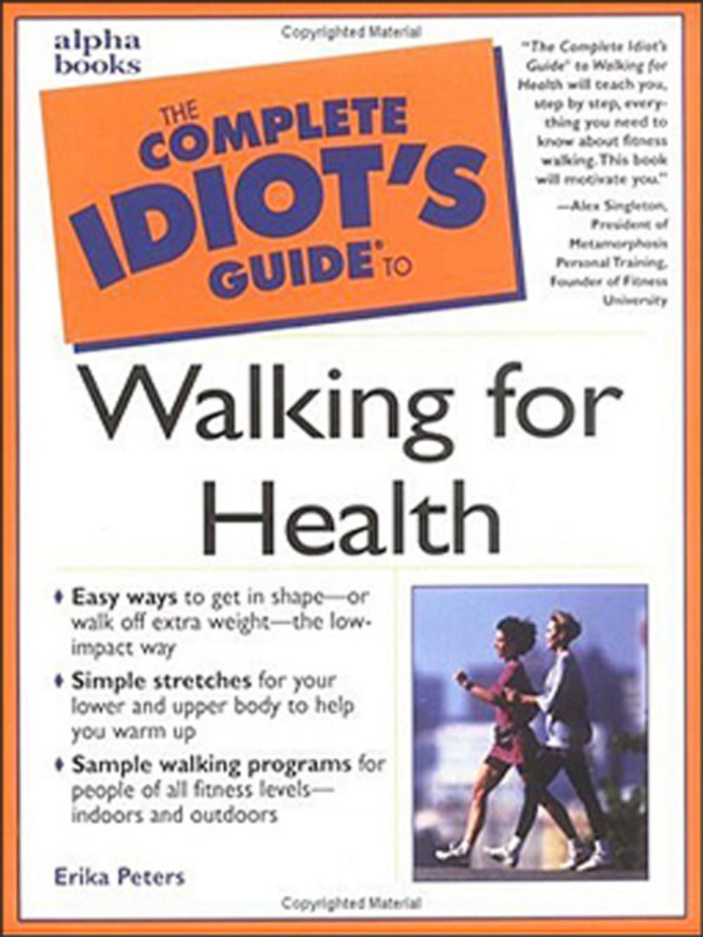 Big bigCover of The Complete Idiot's Guide to Walking For Health
