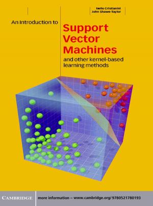 Book cover of An Introduction to Support Vector Machines and Other Kernel-based Learning Methods