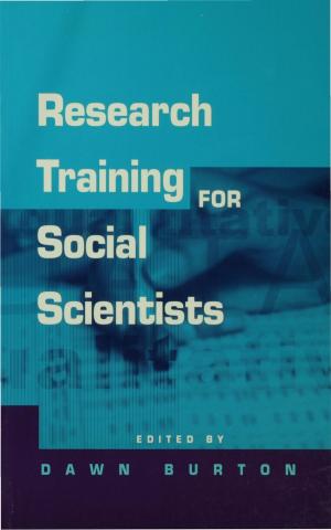 Cover of the book Research Training for Social Scientists by Dr. Jeffrey A. Kottler, Dr. Stanley J. Zehm, Ellen Kottler