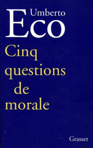 Cover of the book Cinq questions de morale by François Jullien