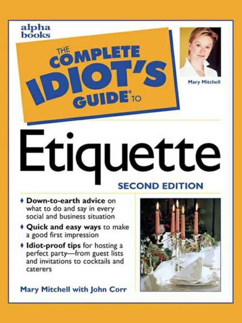 Cover of the book The Complete Idiot's Guide to Etiquette, 2e by Mary Mitchell, DK Publishing