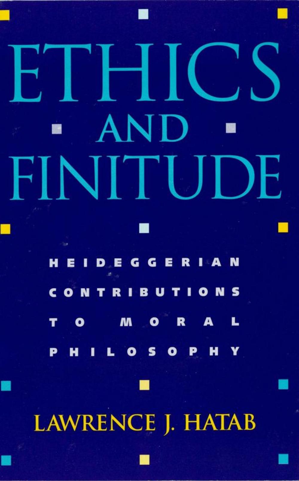 Big bigCover of Ethics and Finitude