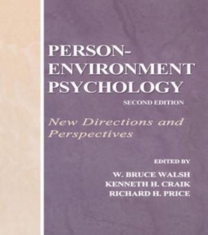 Cover of the book Person-Environment Psychology by Norman I. Badler, Brian A. Barsky, David Zeltzer