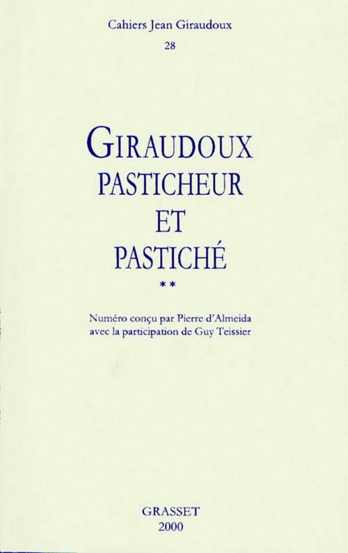 Cover of the book Cahiers numéro 28 by Jean Giraudoux, Grasset