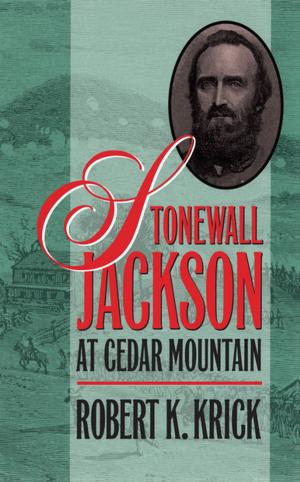 Book cover of Stonewall Jackson at Cedar Mountain