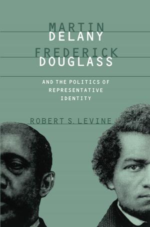 Book cover of Martin Delany, Frederick Douglass, and the Politics of Representative Identity