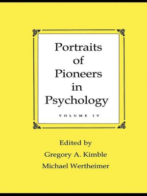 Cover of the book Portraits of Pioneers in Psychology by Ivan Waddington, Andy Smith