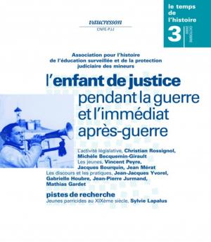 Cover of the book Numéro 3 | 2000 - L'enfant de justice pendant la guerre et l'immédiat après-guerre - RHEI by Jean-Marie Constant