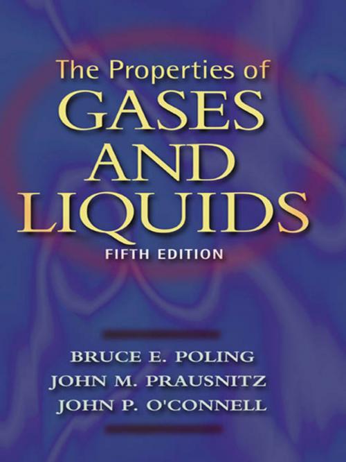 Cover of the book The Properties of Gases and Liquids 5E by Bruce E. Poling, John M. Prausnitz, John P. O'Connell, McGraw-Hill Education