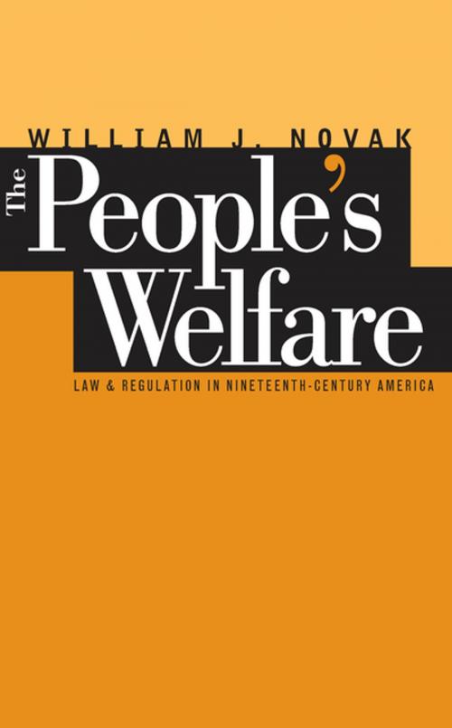 Cover of the book The People’s Welfare by William J. Novak, The University of North Carolina Press