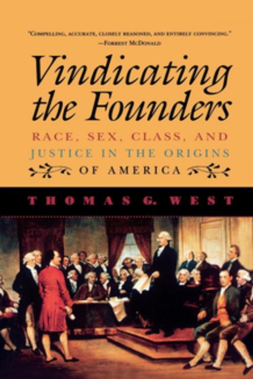 Cover of the book Vindicating the Founders by Thomas G. West, Rowman & Littlefield Publishers