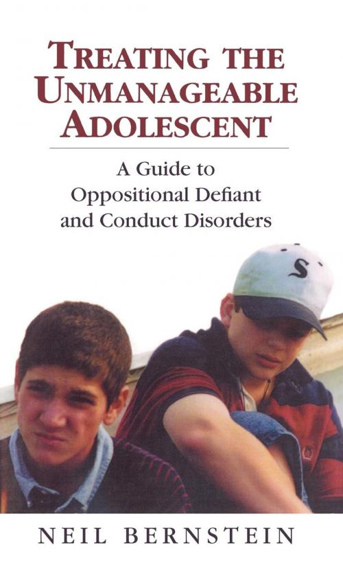 Cover of the book Treating the Unmanageable Adolescent by Neil I. Bernstein, Jason Aronson, Inc.