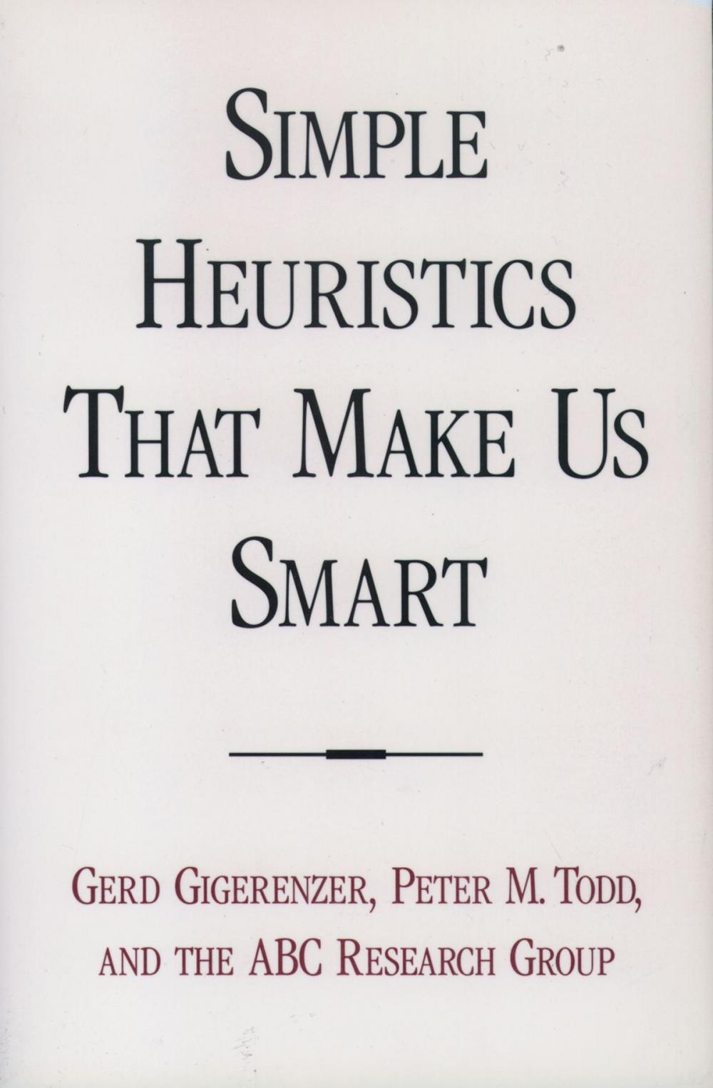 Big bigCover of Simple Heuristics that Make Us Smart