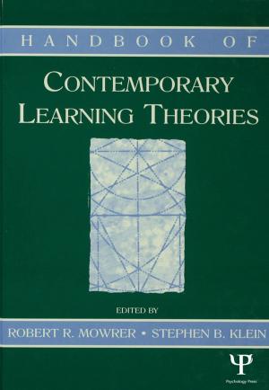 Cover of the book Handbook of Contemporary Learning Theories by John William Tate