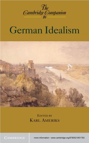 Cover of the book The Cambridge Companion to German Idealism by Jan-Wouter Zwart