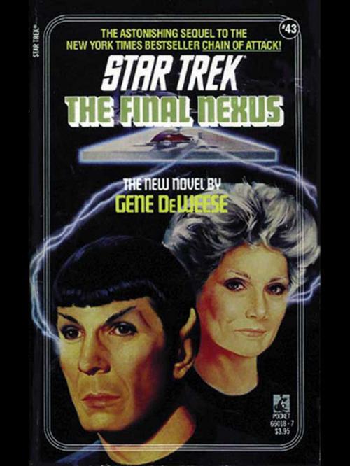 Cover of the book The Final Nexus by Gene DeWeese, Pocket Books/Star Trek