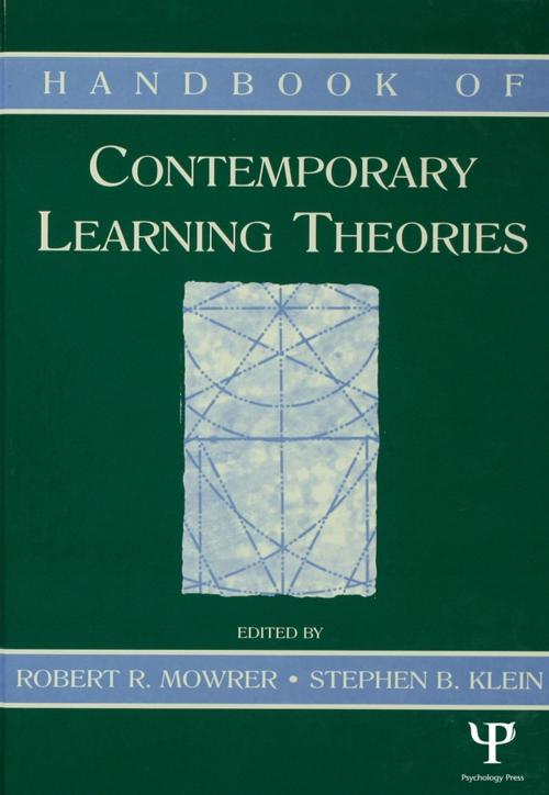 Cover of the book Handbook of Contemporary Learning Theories by , Taylor and Francis