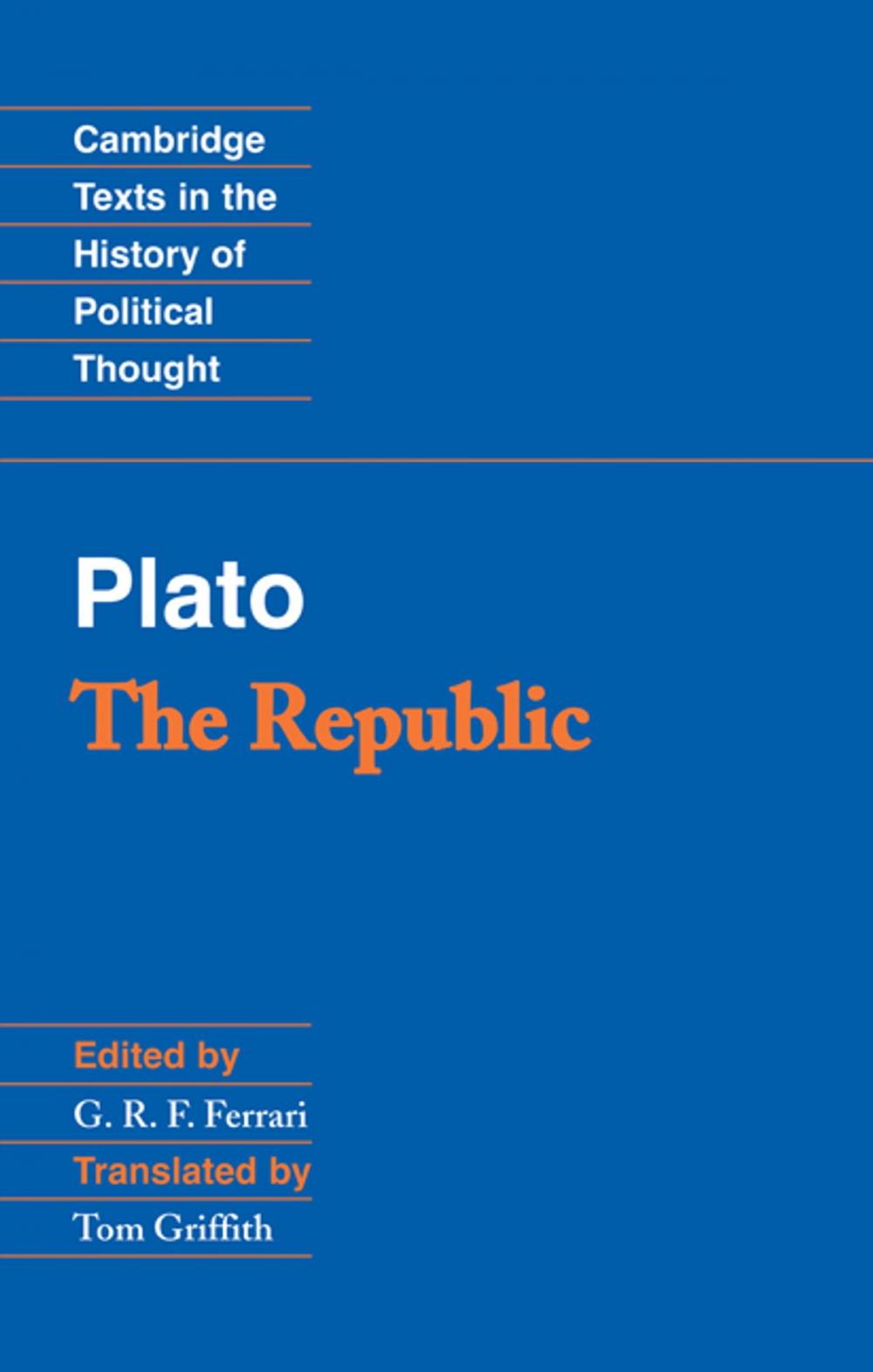 Big bigCover of Plato: 'The Republic'
