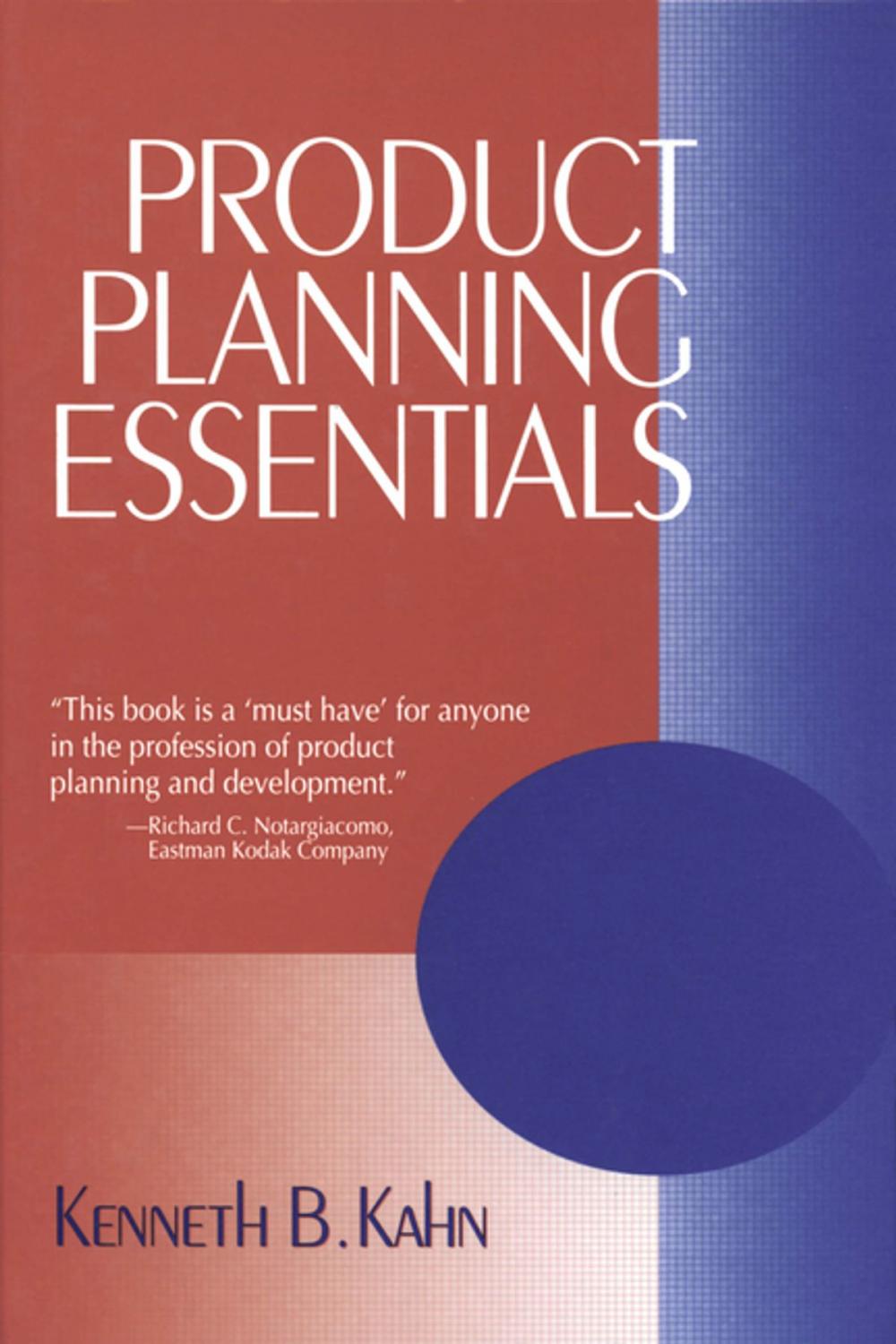 Big bigCover of Product Planning Essentials