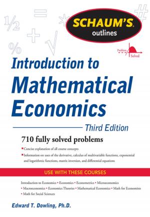 bigCover of the book Schaum's Outline of Introduction to Mathematical Economics, 3rd Edition by 