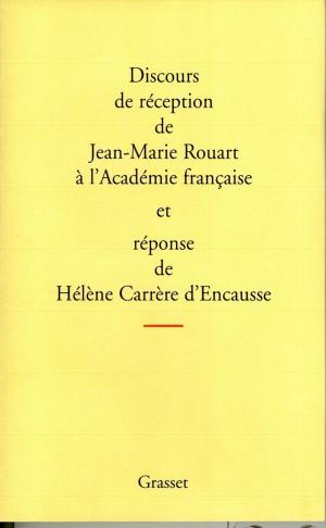 Cover of the book Discours de réception à l'Académie française by Max Gallo