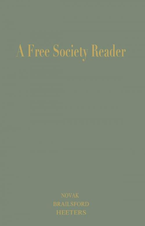 Cover of the book A Free Society Reader by , Lexington Books