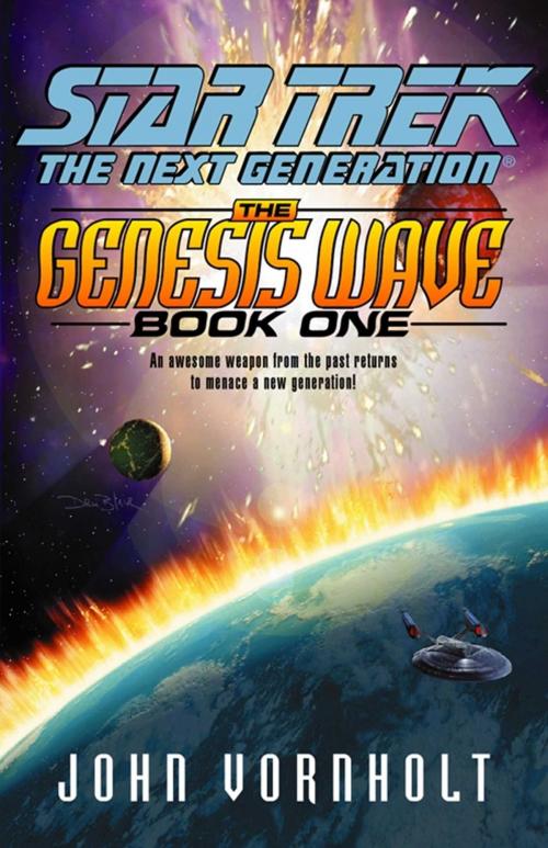 Cover of the book Genesis Wave: Book One by John Vornholt, Pocket Books/Star Trek