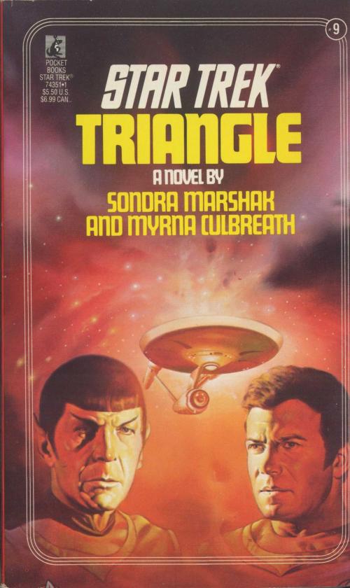 Cover of the book Triangle by Myrna Culbreath, Sondra Marshak, Pocket Books/Star Trek
