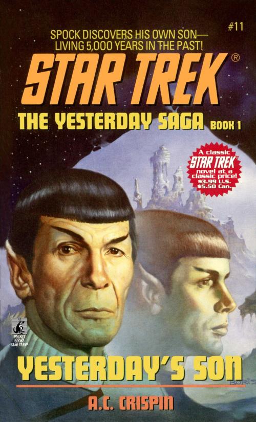 Cover of the book Yesterday's Son by A.C. Crispin, Pocket Books/Star Trek