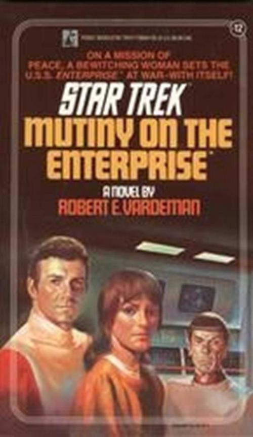Cover of the book Mutiny on the Enterprise by Robert E. Vardeman, Pocket Books/Star Trek