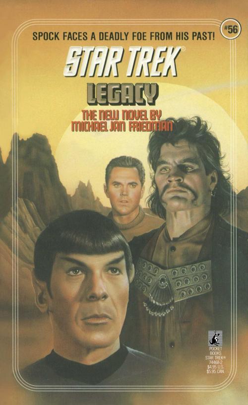 Cover of the book Legacy by Michael Jan Friedman, Pocket Books/Star Trek