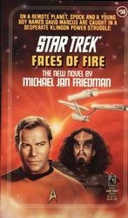 Cover of the book Faces of Fire by Michael Jan Friedman, Pocket Books/Star Trek