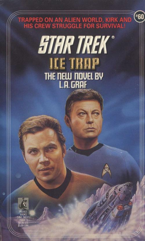 Cover of the book Ice Trap by L.A. Graf, Pocket Books/Star Trek