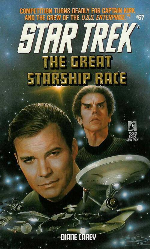 Cover of the book The Great Starship Race by Diane Carey, Pocket Books/Star Trek